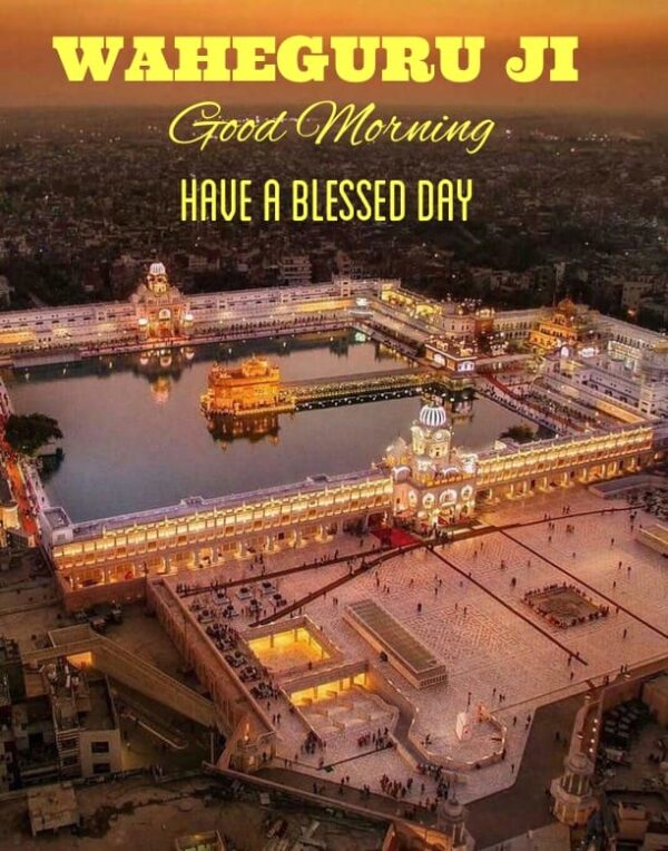 Shri Waheguru Good Morning Ji Image